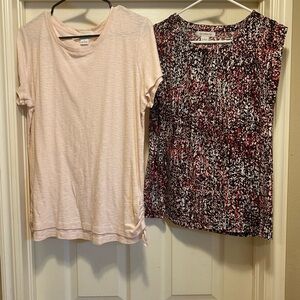 Liz Claiborne Pink Short Sleeve T-Shirt Casual Top